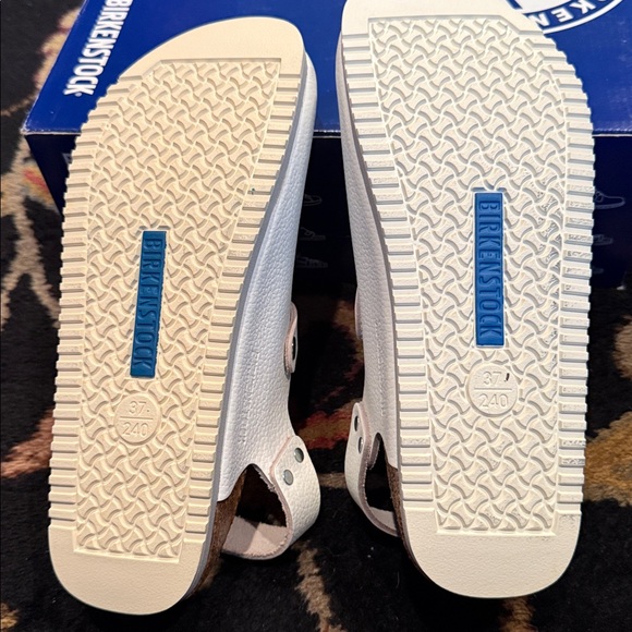 Birkenstock Tokio white leather 6n new - Picture 4 of 5